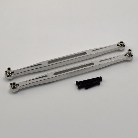 Aluminium 7075 Steering Rod for Traxxas 1/6 4WD XRT 8S Race Monster Truck / 1/5 X-MAXX: Silver 2pcs/set