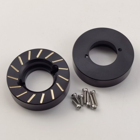 V2 Brass Steering Wheel Weight for SCX10 II 75g/pc 2pcs/set