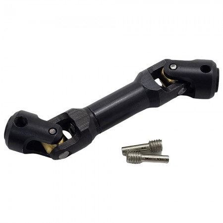 V2 60-77mm Metal Splined Center Driveshaft CVD Set for 1/10 Crawler Rod Dia: 12mm  Middle Dia: 9mm  Bore Dia: 5mm  1pc/set