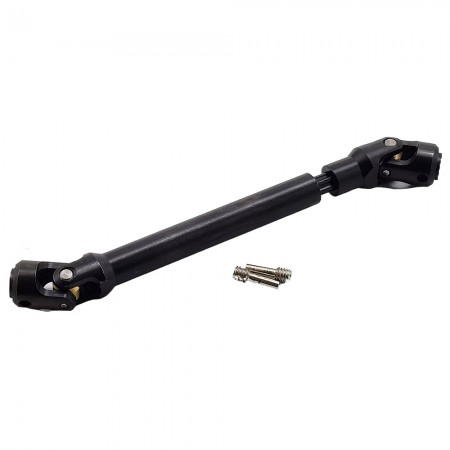 V2 110-167mm Metal Splined Center Driveshaft CVD Set for 1/10 RC Crawler Rod Dia: 12mm  Middle Dia: 9mm  Bore Dia: 5mm  1pc/set