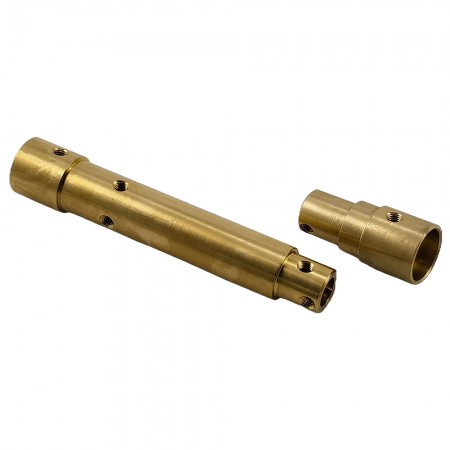 Brass Front Axle Tube Set for Axial SCX10 Pro Comp Crawler