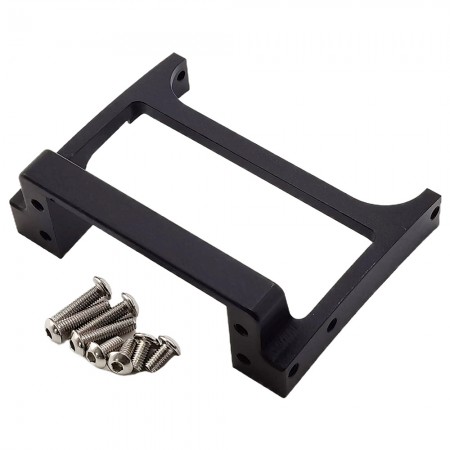 Aluminum Servo Mount for 1/10 TGH LCG RC Crawler: Black 2pcs/set