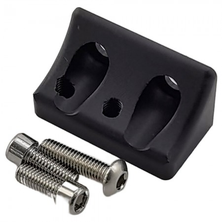 Aluminum Panhard Mount for 1/10 TGH LCG RC Crawler: Black 2pcs/set