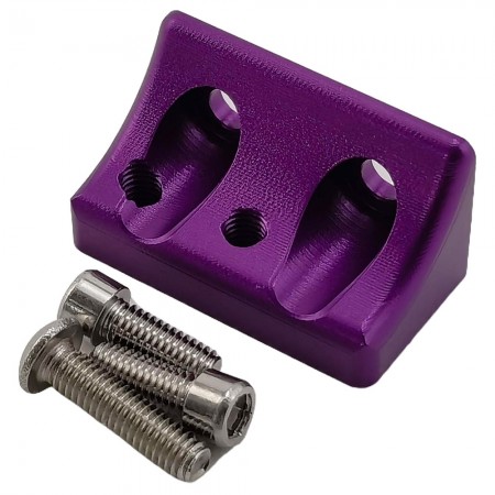 Aluminum Panhard Mount for 1/10 TGH LCG RC Crawler: Purple 2pcs/set