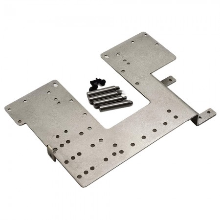 Stainless Steel Second Floor Kit for Tamiya 1/14 Tractor Trucks (Upper Deck Plate)