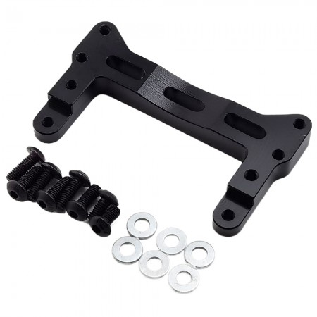 Aluminum Shift Servo Mount for Tamiya 1/14 Tractor Trucks: Black