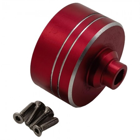 Aluminum 7075 Front / Rear Differential Case / Housing for Tamiya TT02 / TT02D / XV-02 RC Car: Red