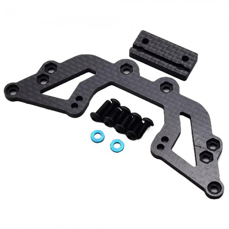Carbon Fiber Second Floor Steering Mount for Tamiya XV-01 RC Car