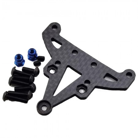 Carbon Fiber Front Gearbox Mount for Tamiya XV-01 RC Car