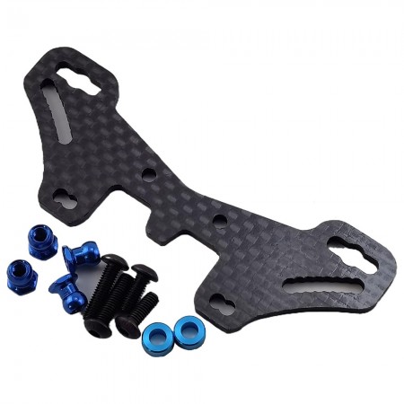 Carbon Fiber Rear Shock Tower for Tamiya TT02 / TT-02 RC Car