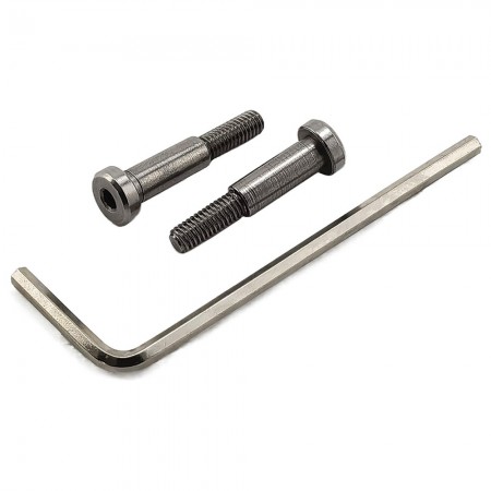 Aluminum 3x18mm Low Friction Step Screw 2pcs for Tamiya TT02 / TT-02 RC Car