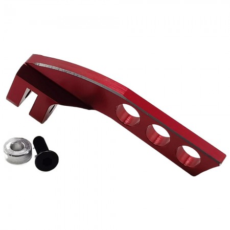 Aluminum Radio/ Transmitter Gravity Center Adjusting Hook for FUTABA JR Radio A: Red