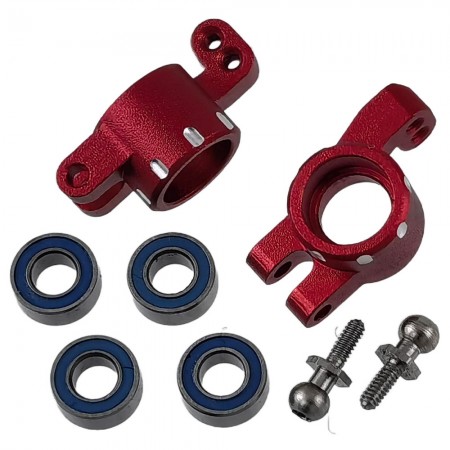 Aluminium Rear Hub Carrier / C Hub for Losi 1/24 Micro-B 2WD Buggy: Red