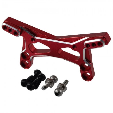 Aluminium Front Shock Tower  for Losi 1/24 Micro-B 2WD Buggy: Red