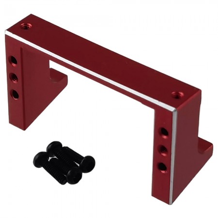 Aluminium Servo Horn / Servo Mount / Stays for Losi 1/24 Micro-B 2WD Buggy: Red