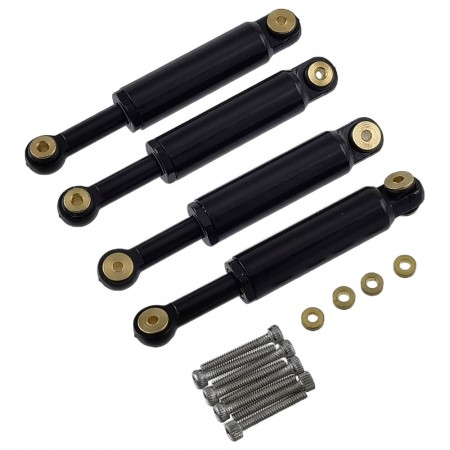 RC Shock Absorber Shock Damper Set for Losi 1/24 Micro-B 2WD Buggy: Black 38x6.5mm