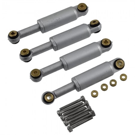 RC Shock Absorber Shock Damper Set for Losi 1/24 Micro-B 2WD Buggy: Silver 38x6.5mm