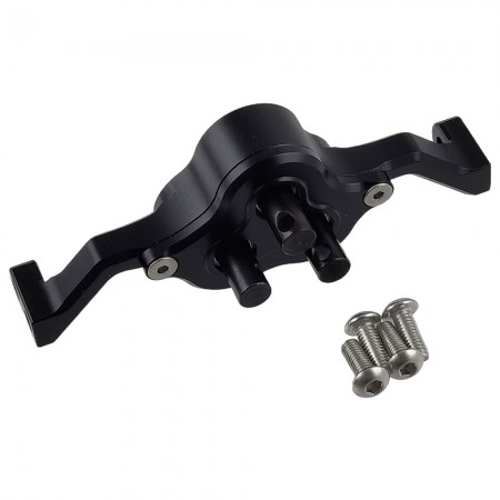 Alloy Complete Assembled Brace Transmission Gear Set for LCG 1/10 Scale RC Crawler: Black 70.5x29.5x13.5mm