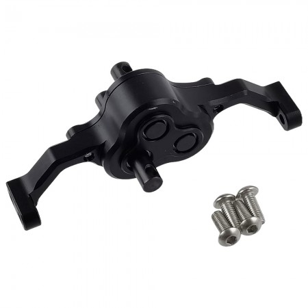 Alloy Complete Assembled Brace Transmission Gear Set for LCG 1/10 Scale RC Crawler: Black 70.5x29.5x13.5mm