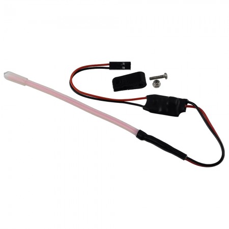 Super Bright Scale Whip Light Tube for 1/8 1/10 RC Crawler SCX10 Wraith TRX4 104x5.7mm