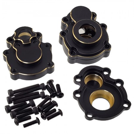 Black Brass Rear Portal Housing for FMS FCX10 1/10 Chevrolet K5 Blazer Off-Road RC Crawler