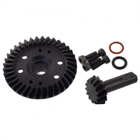 Metal Front / Rear Diff / Differential 37T Ring Gears / 13T Pinion Gears for Traxxas Slash 4x4 Ford 1/10 F-150 Truck