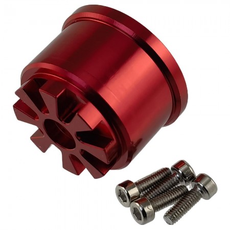 Aluminium Differential Case / Diff Carrier for Traxxas Summit 1/10 Scale Truck: Red