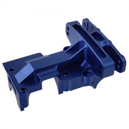 Aluminum 7075 Rear Upper Bulkhead for Traxxas 1/5 X-MAXX / 1/6 4WD XRT 8S: Blue