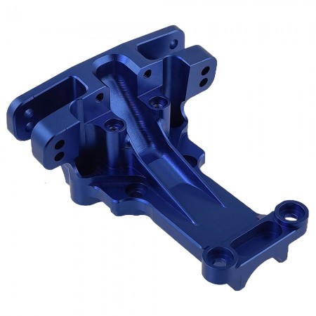 Aluminum 7075 Front Upper Bulkhead for Traxxas 1/5 X-MAXX / 1/6 4WD XRT 8S: Blue