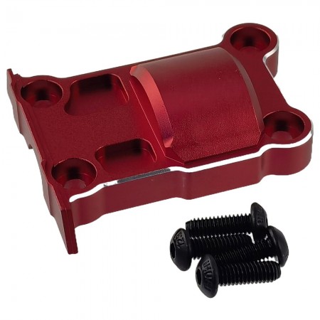 Aluminum Rear Gear Cover for Traxxas 1/5 X-MAXX / 1/6 4WD XRT 8S: Red