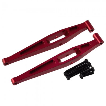 Aluminium Rear Trailing Arms for AXIAL 1/18 YETI JR Buggy: Red