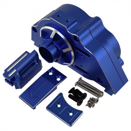 Aluminium Center Gear Box / Housing for Arrma 1/10 Kraton 4x4 4S Outcast / 1/8 Mojave 4S: Blue