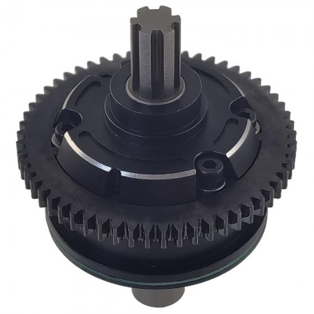 Aluminium Center Differential / Diff Gear Set for Arrma 1/10 Kraton 4x4 4S Outcast / 1/8 Mojave 4S: Black