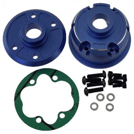 Aluminium Center Differential / Diff Gear Housing for Arrma 1/10 Kraton 4x4 4S Outcast / 1/8 Mojave 4S: Blue