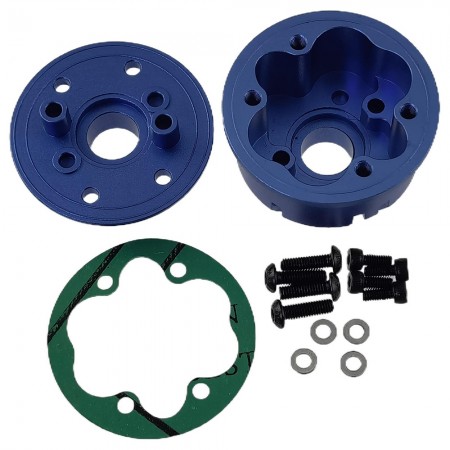 Aluminium Center Differential / Diff Gear Housing for Arrma 1/10 Kraton 4x4 4S Outcast / 1/8 Mojave 4S: Blue