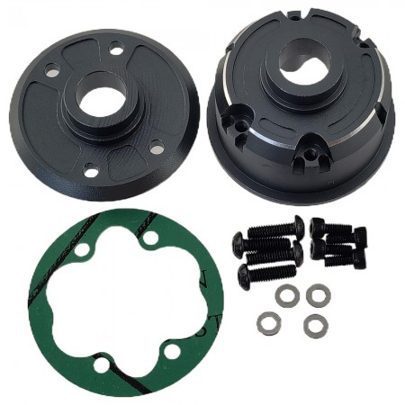 Aluminium Center Differential / Diff Gear Housing for Arrma 1/10 Kraton 4x4 4S Outcast / 1/8 Mojave 4S: TiColor