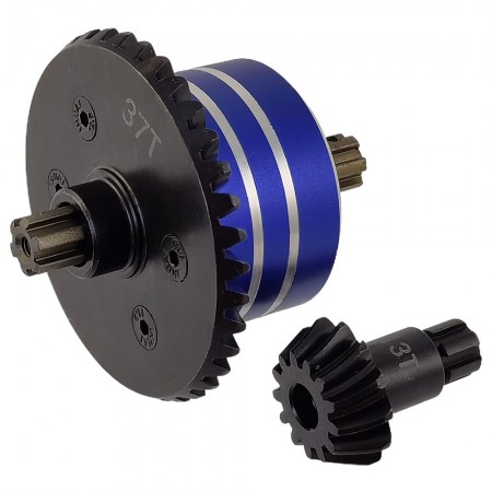 Aluminium Center Differential / Diff Gear Set for Arrma 1/10 Kraton 4x4 / GRANITE / SENTON / VORTEKS / 1/8 VENDETTA / INFRACTION 4x4: Blue