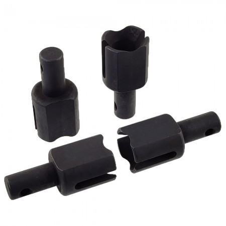 Metal Front / Rear Diff Outdrive / Differential Drive Cup for Arrma 1/5 Kraton 8S Outcast: Black 4pcs/set