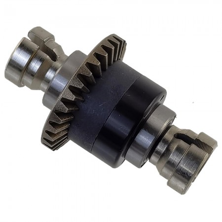 Aluminium Front / Rear Gear Differential / Diff for 1/18 ARRMA GRANITE / TYPHON / 1/14 ARRMA Mini MOJAVE GROM: Silver/Black