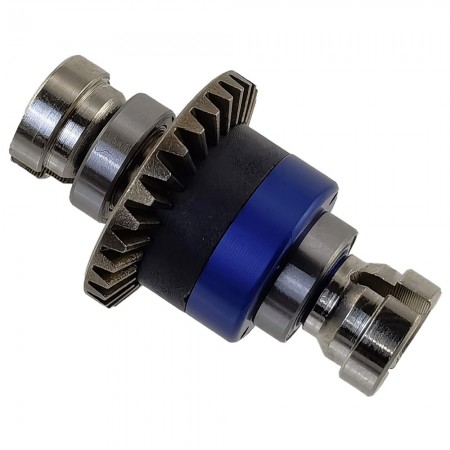 Aluminium Front / Rear Gear Differential / Diff for 1/18 ARRMA GRANITE / TYPHON / 1/14 ARRMA Mini MOJAVE GROM: Silver/Blue