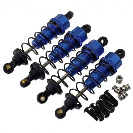 Aluminium Front / Rear Spring Dampers / Shocks for Tamiya CC-01 / CC01 1/10 RC Crawler: Blue
