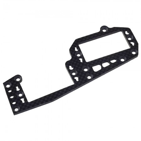 Carbon Fiber Radio and Servo Mount Tray for Kyosho Inferno MP10 Buggy