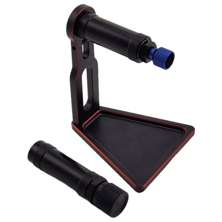 Aluminum RC Wheel Balancer for Hex 12mm / 17mm Hub: Black / Red