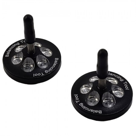 Aluminum RC Car Chassis Balancer / Balacing Simple Tool: Black/Silver