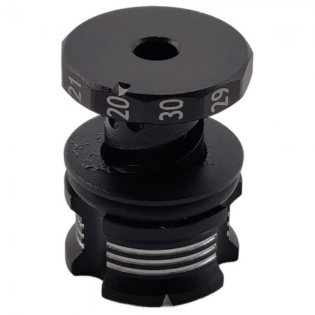 Aluminum RC Car 20-30mm Adjustable Ride Height Gauge: Black Silver