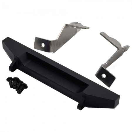 Alloy Rear Bumper Set with Mount for Defender TRX-4M 1/18th Scale Crawler (Front Bumper Fairlead Light Buckets)