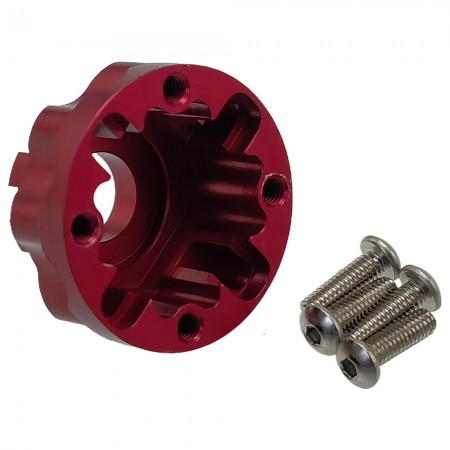 Aluminum Front / Rear Differential / Diff Case / Housing / Carrier for TRX4 / TRX-4 1/10 RC Crawler: Red