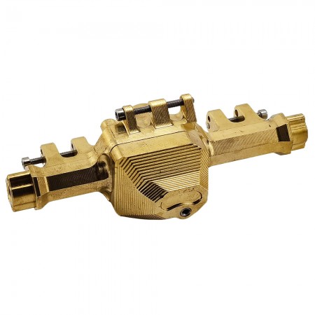 V2 Brass Rear Portal Axle Housing for TRX-4 / TRX4 1/10th Scale Crawler 338g
