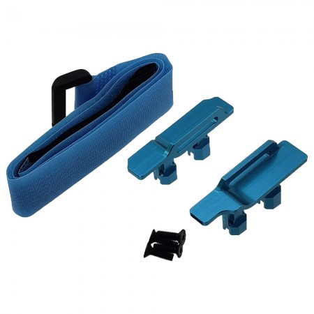 Aluminum Tall Battery Holder Mount / Hold Down for Traxxas Maxx 1/10 Monster Truck: SkyBlue