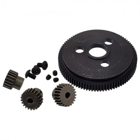 Metal Spur Gear 90T and Pinion Gear 21T / 19T for TRAXXAS 1/10 SLASH 2WD